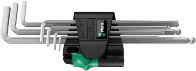 Zestaw Kluczy Trzpieniowych Z Kulką HEX Plus 7CZ, Magnetyzer WERA