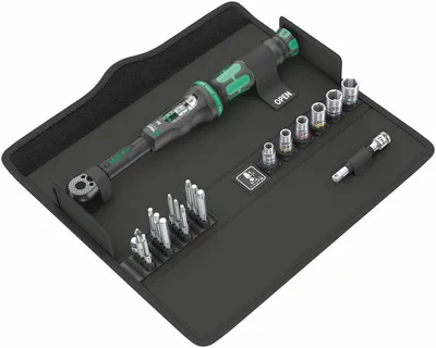 Klucz Dynamometryczny Click-Torque 1/4''2.5-25NM, 20CZĘŚCI WERA