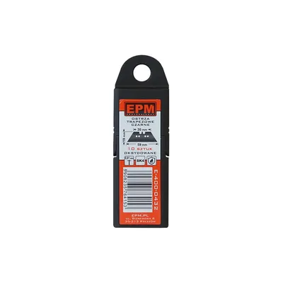 Ostrza Trapezowe 10 Sztuk EPM - Czarne