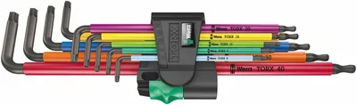 Zestaw Kluczy Trzpieniowych Torx 967/9 TX XL Multic TX8-TX40 WERA