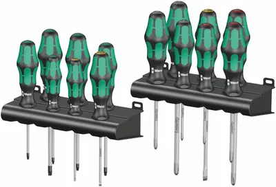 Zestaw 14 Wkrętaków Kraftform +wieszak WERA