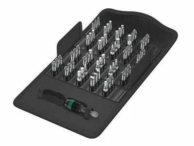 Zestaw Bitów Bit-Safe + Wkrętak 1/4'', 61 Części WERA