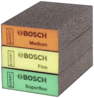 Zestaw Gąbek Szlifierskich Expert 3 szt. BOSCH