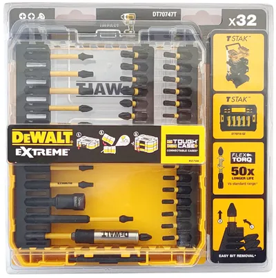 Zestaw Bitów Flextorq 32 el DEWALT