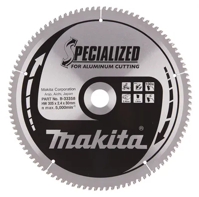 Piła Spiekowa Do Alumnium Specjalized 305*30 100Z MAKITA