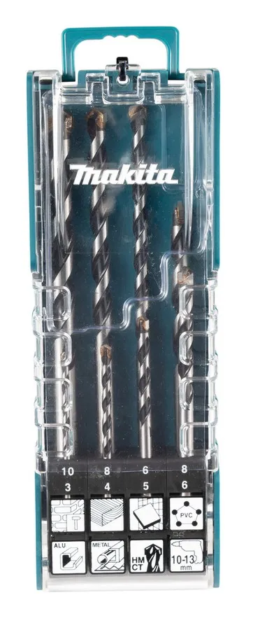 Zestaw Wierteł Uniwesalnych Hm/Ct 8 szt. MAKITA