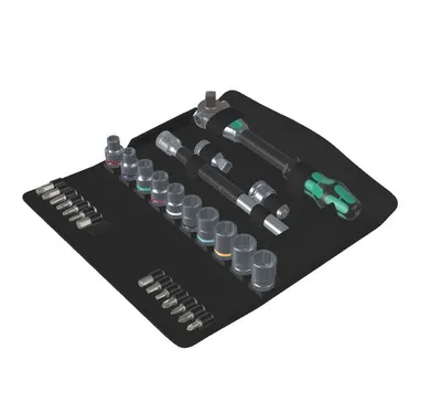 Zestaw Grzechotka Zyklop Speed 1/2''+KLUCZE Nasadowe, 28 Cz. WERA