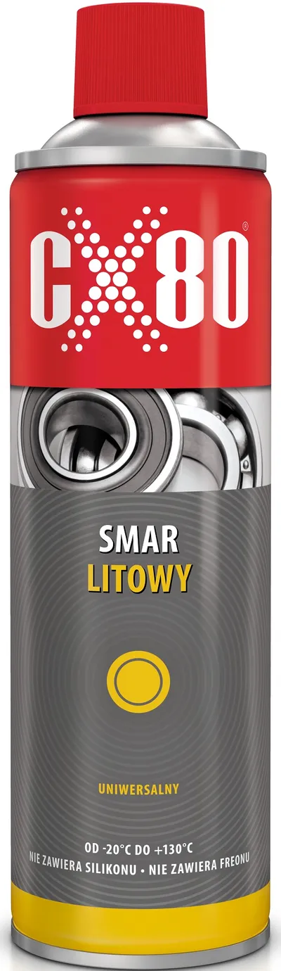 Smar Litowy Uniwersalny Aerozol 500ml CX-80
