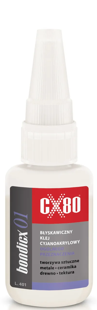 Klej Cyjanoakrylowy Błyskawiczny 20g CX-80