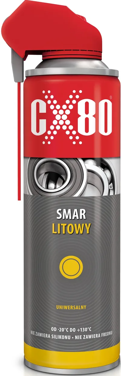 Smar Litowy Uniwersalny Duo Spray 500ml CX-80