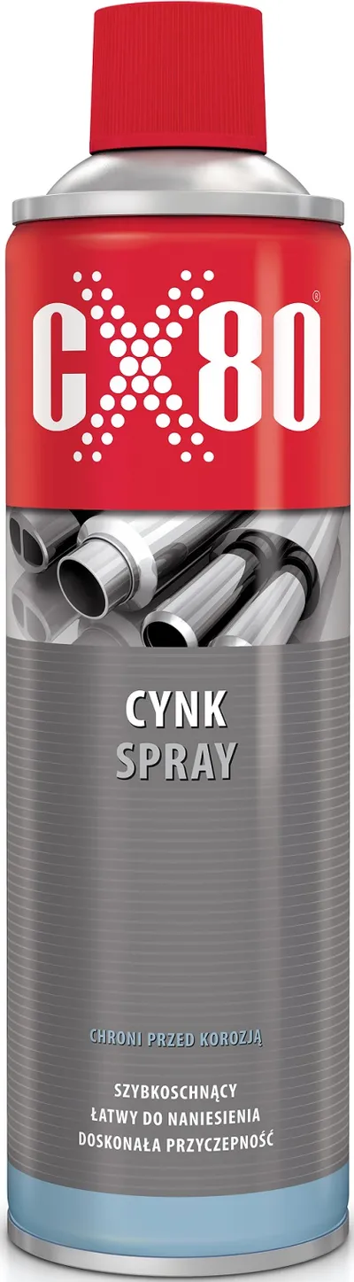 Cynk W Sprayu Zabezpieczenie Przed Korozją 500ml CX-80
