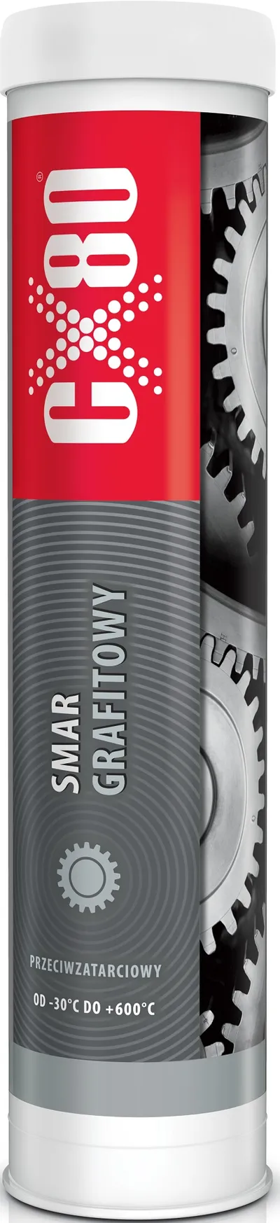 Smar Przeciwzatarciowy Kartusz 400g CX-80 - Grafitowy