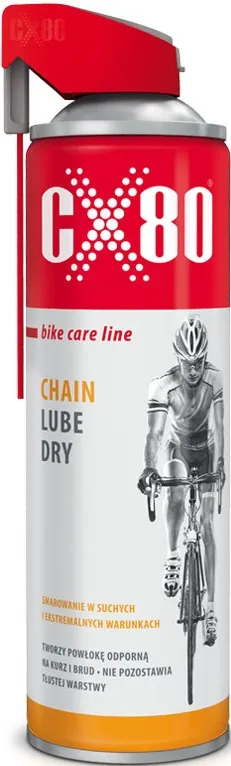 Smar Suchy Do Łańcucha Rowerowego Duo Spray 500ml CX-80