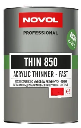 Rozcieńczalnik Do Wyrobów Akrylowych Thin 850 0.5l Fast NOVOL