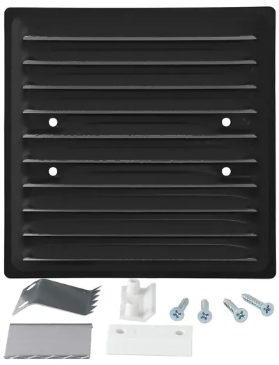 Kratka Metalowa 150*150MM Uchwyt Rozprężny - Czarna