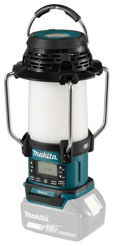 Odbiornik Radiowy Z Lampą I Latarką 18V Am/Fm/Dąb Bluetooth MAKITA