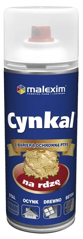 Aerozol Cynkal 0.4l 9005 MALEXIM - Czarny