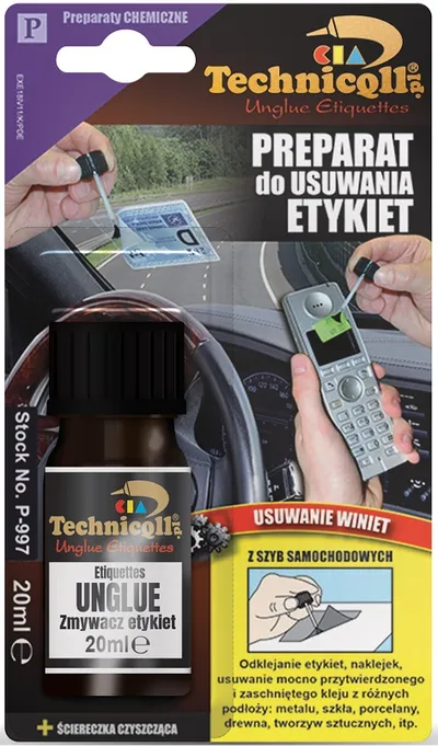 Preparat Do Usuwania Etykiet 20ml TECHNICQLL