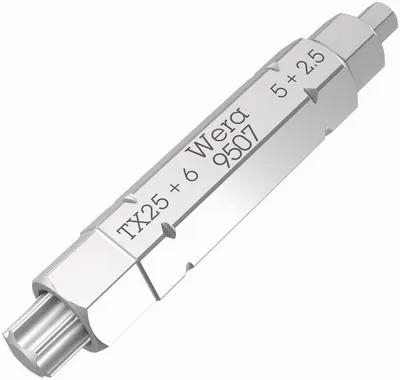 Bit 4w1 9507 Sb, Na Blistrze, 2.5,5,6,TX25 x 37 mm WERA