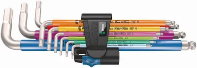 Zestaw Kluczy Trzpieniowych, Metrycznych 3950/9 HEX-PLUS,9 Cz. WERA