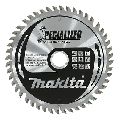 Piła Spiekowa Do Drewna Specjalized 165*20MM 48Z MAKITA