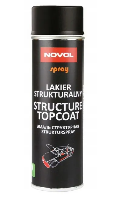Lakier Strukturalny 500 ml NOVOL - Czarny