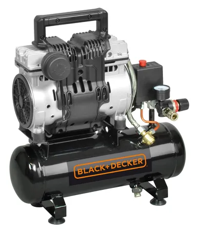 Kompresor Bezolejowy Super Silent 6l 8 bar BLACK&DECKER