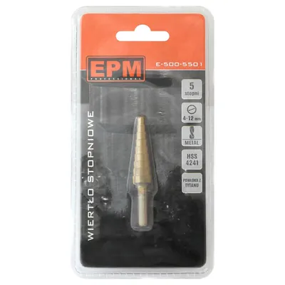 Wiertło Stopniowe 4-12MM EPM