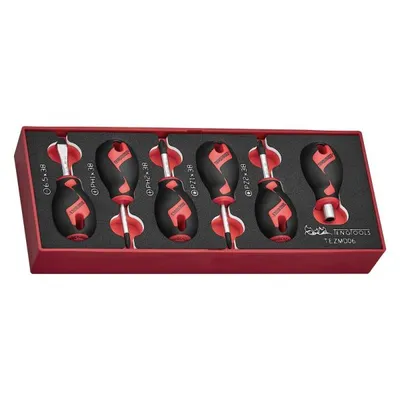Zestaw Wkrętaków Krótkich TEZMD06 6 szt. TENG TOOLS