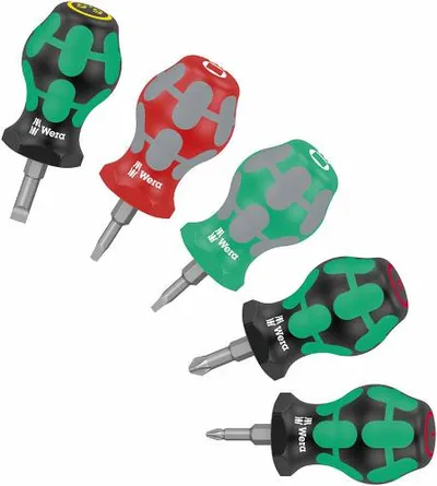 Zestaw Wkrętaków Stubby Set 3, 5CZEŚĆI WERA