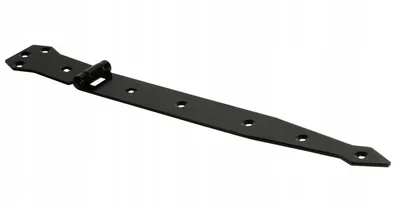 Zawias Bramkowy Pasowy 300*80*50*2.5MM - Czarny