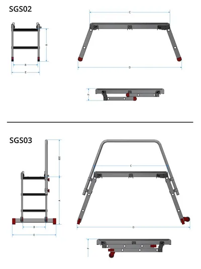 Składana Platforma Robocza SGS2 FARAONE