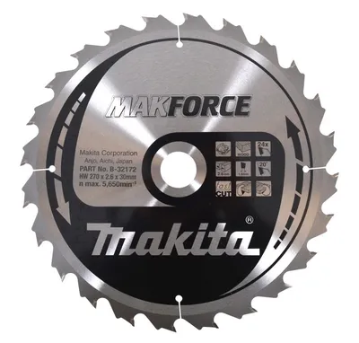 Piła Spiekowa Do Drewna Makforce 270*30 24Z MAKITA