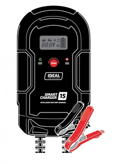 Prostownik Inteligentny Do Ładowania Smart Charger 15 LCD