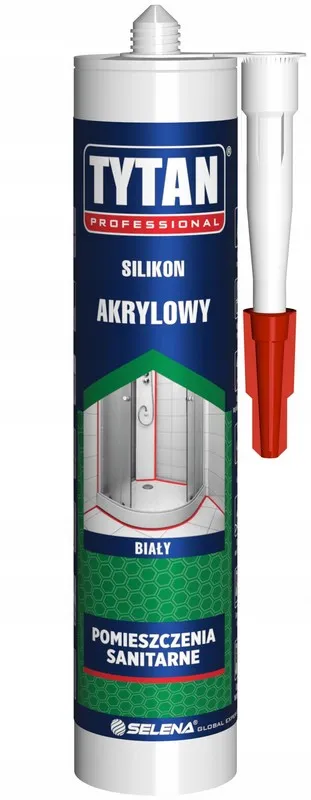 Silikon Akrylowy 280ml TYTAN - Biały