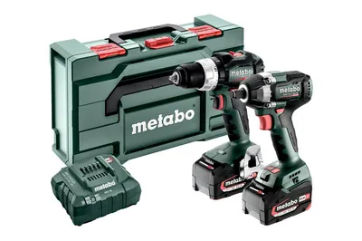 Zestaw Combo 18V Bs 18 Lt Bl + Ssw 18 Lt 300 Bl 2*5.2AH METABO