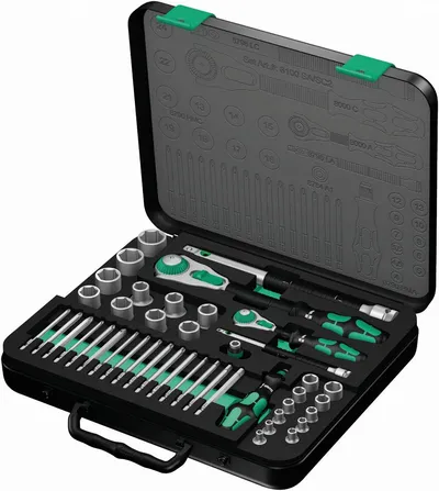 Grzechotka Zyklop Speed 1/4''I 1/2'' ,zestaw METRYCZNY,43 Cz. WERA