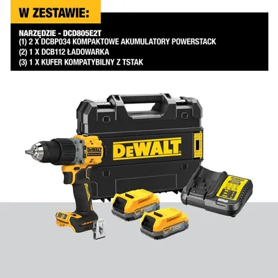 Wiertarko-Wkrętarka Akum. Z Udarem Xr 18V 2*1.7AH DEWALT