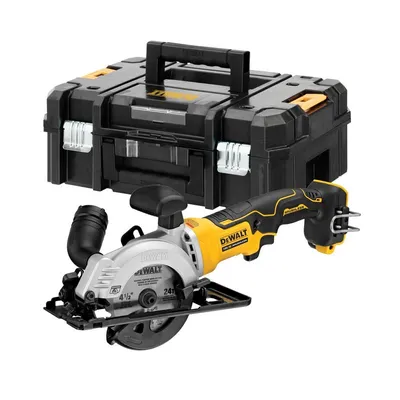 Pilarka Tarczowa Akumulatorowa 115mm Xr 18V 0*AH + Tstak DEWALT