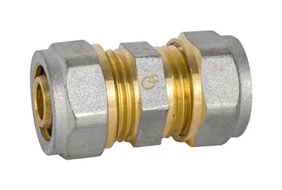 Złączka Pex-Al-Pex Chrom 16*16 Podwójna DIAMOND