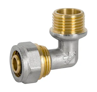 Kolano Pex-Al-Pex Chrom 1/2*16 Chłopczyk DIAMOND