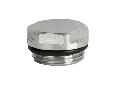 Korek 1/2' Do Grzejnik Stalowy Chrom DIAMOND