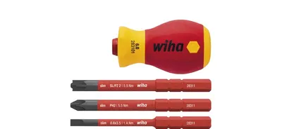 Wkrętak Izolowany Z Uchytem Na Bity 4 Cz. Slimvario Stuuby WIHA