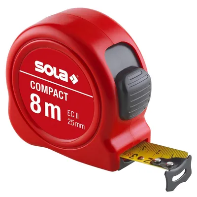 Miara Stalowa Zwijana Compact 25mm 8m SOLA