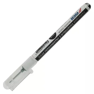 Marker Techniczny Z Wydłużoną Końcówką DEDRA - Czarny