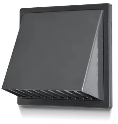 Kratka Wentylacyjna/Wylot Z Okapem 170*170,FI 80-150, Grafit AIR ROXY