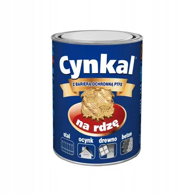 Gruntoemalia Akrylowa Cynkal 2,5 Półmat 9005 MALEXIM - Czarny