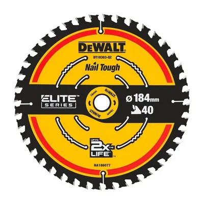 Piła Tarczowa Do Drewna Extreme 184*16MM 40Z DEWALT