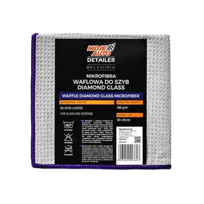 Mikrofibra Diamond Glass MOJE AUTO Detailer 370g/m²