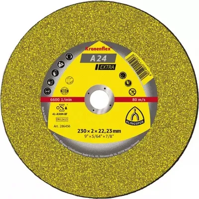Tarcza Wypukła A24EX T27 230*3*22.23 231888 KLINGSPOR